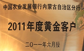 2011年度黄金客户